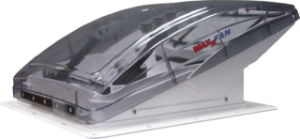 MaxxAir - MaxxFan Deluxe, 350x350mm, Remote Control, Tint (Clear)